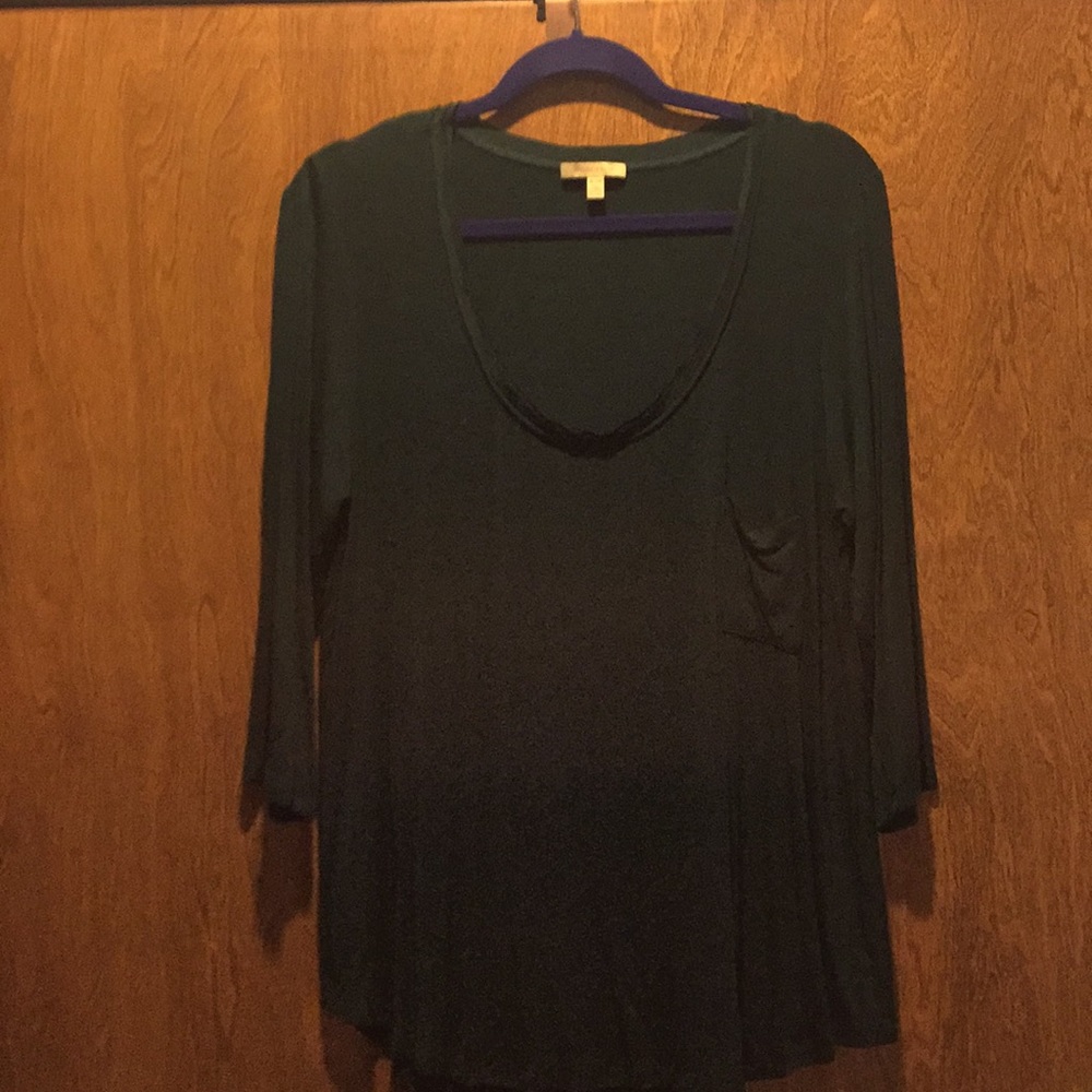 Forrest Green 3/4 tee from Anthropologie